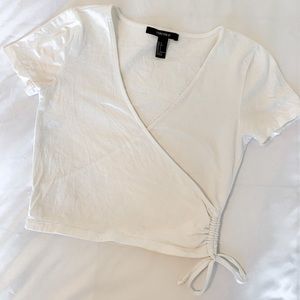 Forever 21 Ruched Crop Top
